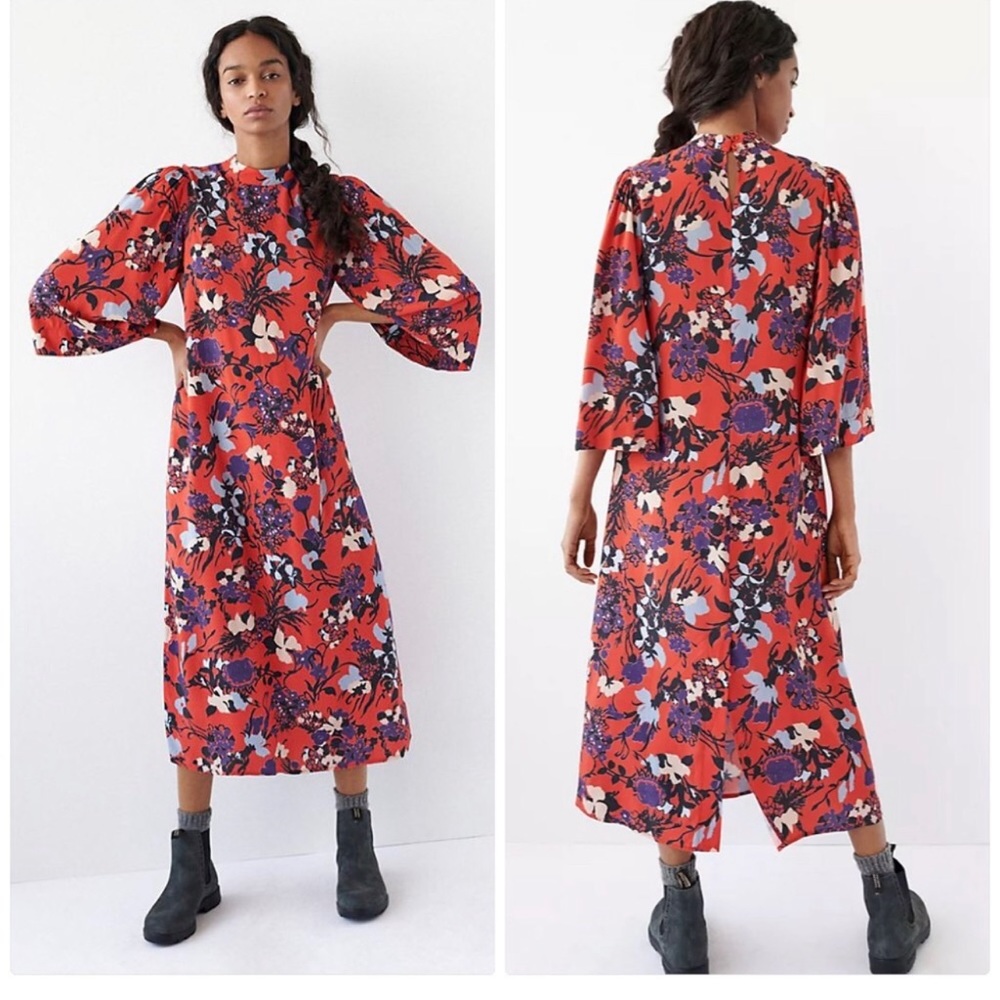 Anthropologie Porridge Angelique Maxi Dress with Pockets | XL